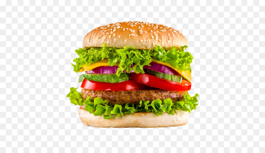 Hamburger Take-out Chicken Sandwich Vegetarischer Burger Gebratenes Hähnchen - schnell wie ein Hund kann lecken ein Schüssel