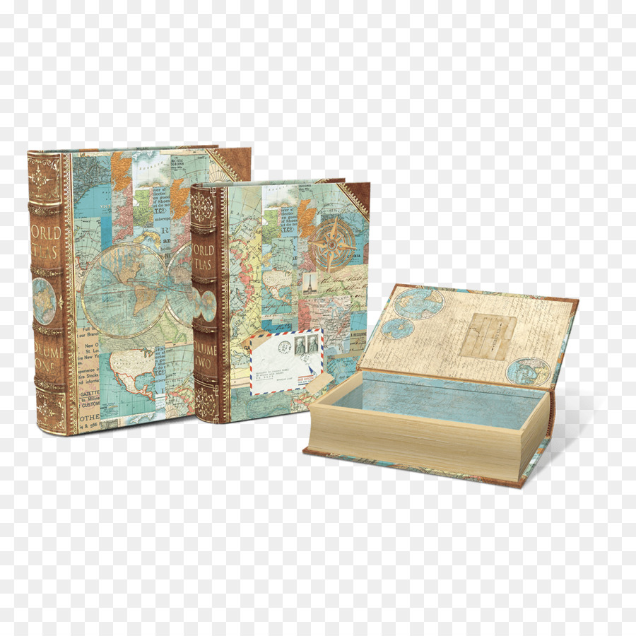 Scatola decorativa Libro con Penna e Matita Casi Fringe Studio - scatola di fiammiferi