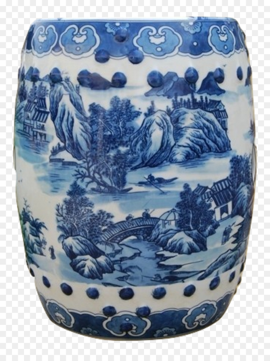 Luce Jingdezhen Tavolo Blu e bianco ceramica - blu e bianco porcellana