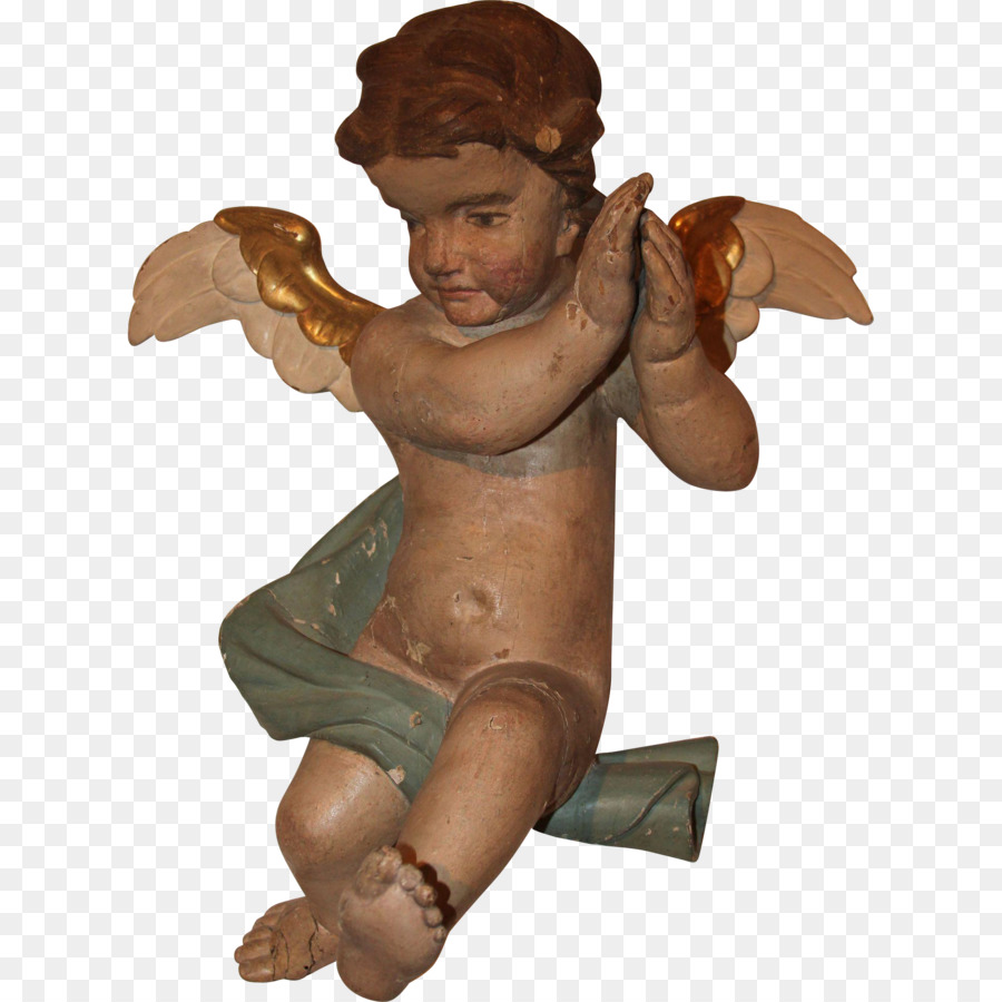 Engel Cherub Statue Barock Skulptur Putto - Engel