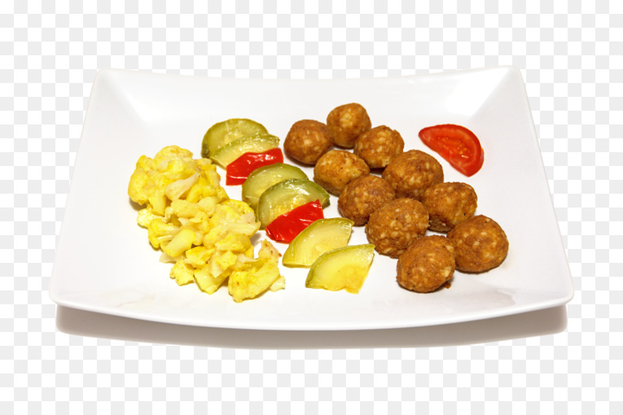 Chicken nugget Falafel Kroketten, reichhaltiges Frühstück - andere