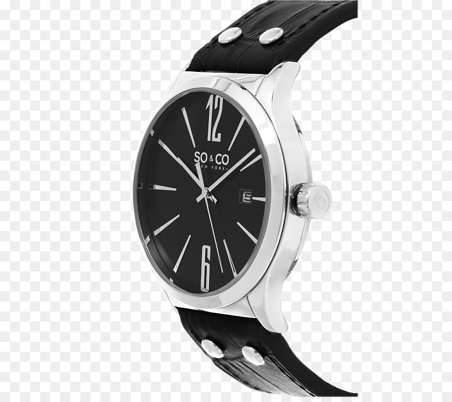 Uhrenarmband Uhr Armband Leder Quarz Uhr - schwarz lackiert Arabische Ziffern, png kostenloser download