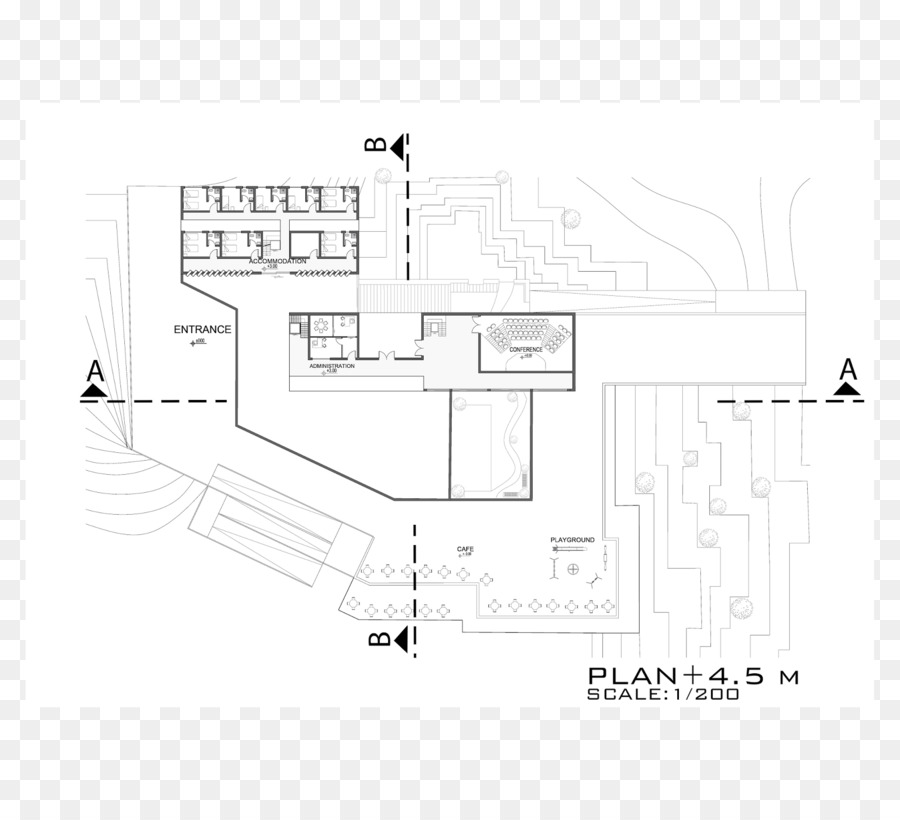 Zeichnung Diagramm Haus - Spielplatz planen