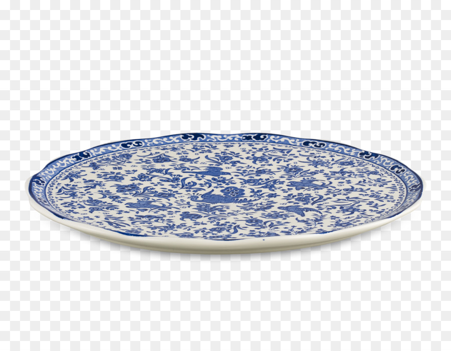 Platte Burleigh Keramik Geschirr Teller - Platte