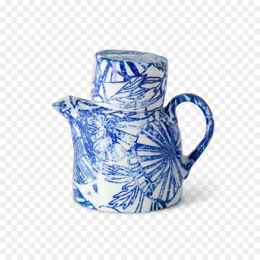 Krug Becher Kanne Geschirr, Wasserkocher - dunkel rot emaillierte Keramik Teekanne