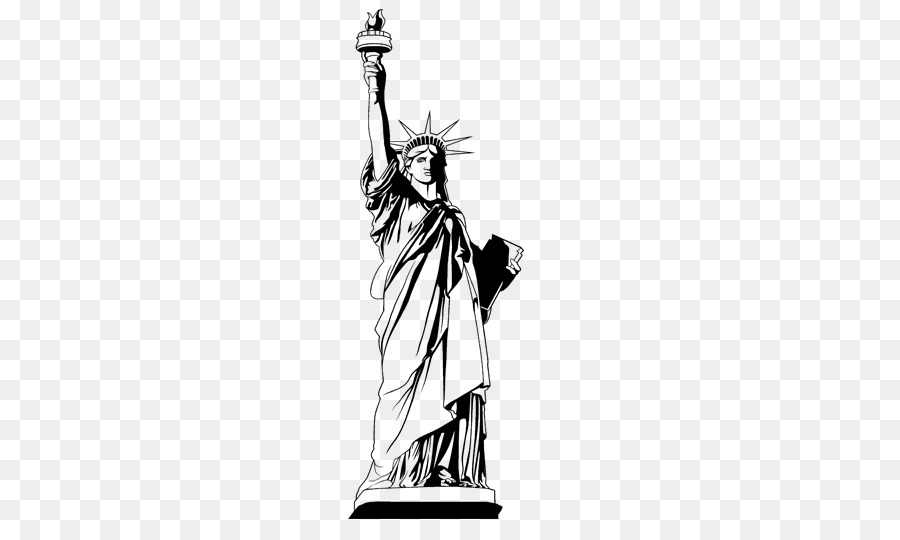 Statue of Liberty Tường Skyline Sticker - tượng tự do