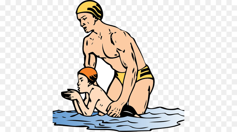 Schwimmen-lehren-Lehrer-clipart - Schwimmen