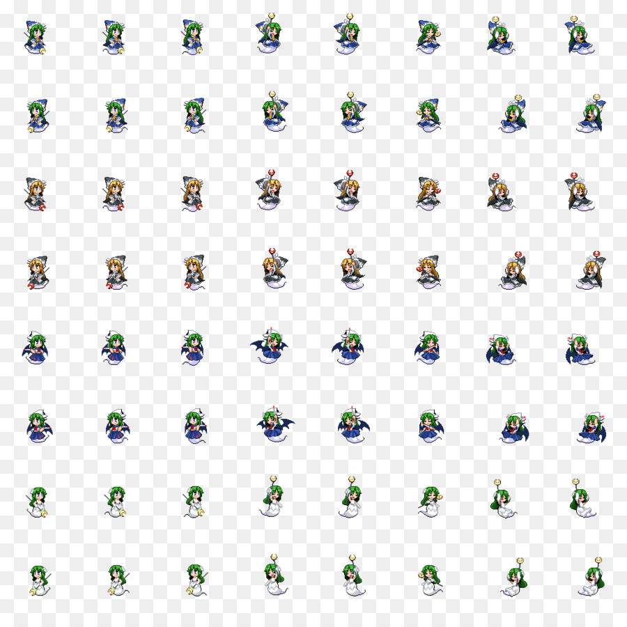 Donkey Kong Country Sprite Character-Animation - perforierte