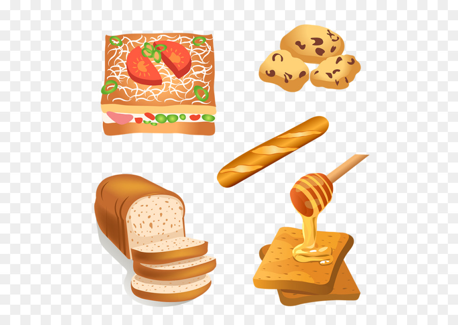 Bữa sáng thức Ăn Bánh mì Nướng Clip nghệ thuật - bữa sáng