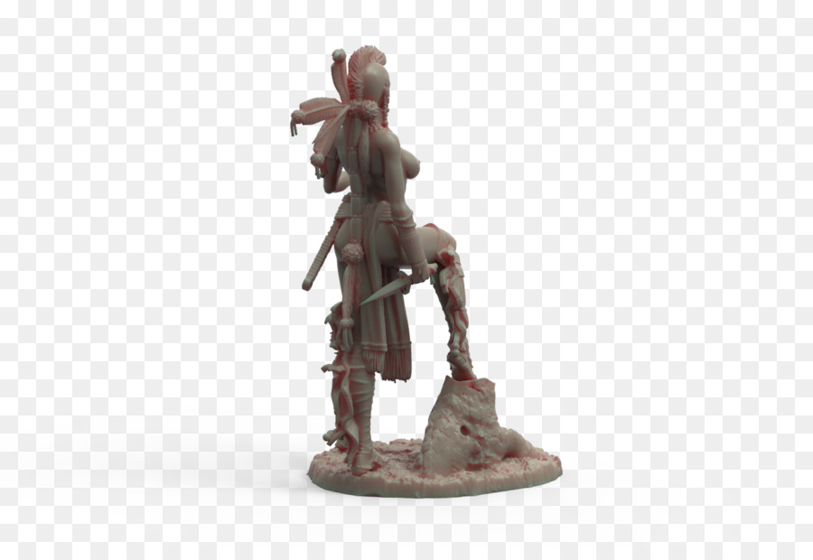 Porzellanfigur Miniatur-Figur-Spielzeug-Soldat-Skulptur Bordeaux - Frau Krieger