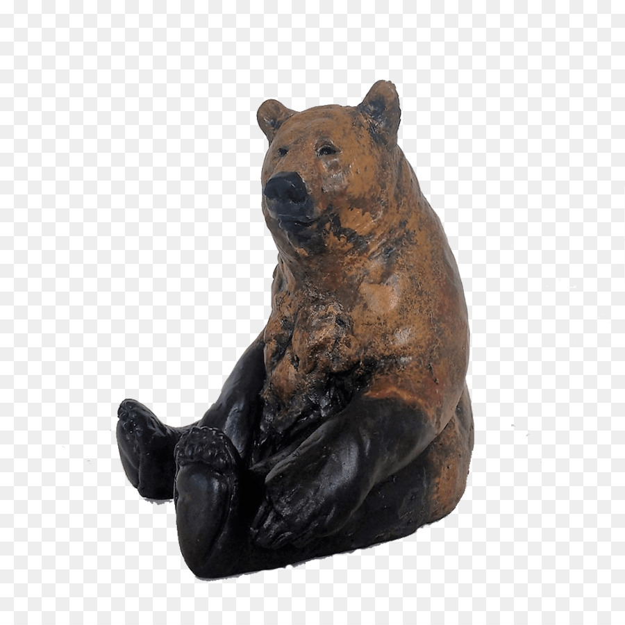 Grizzly Bär Skulptur Entscheidend Boden Ton - Trust Mart