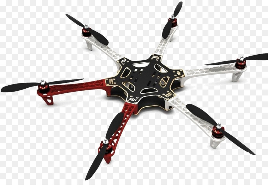 DJI Flame Wheel F550 Multirotor Unmanned aerial vehicle Fotocamera DJI Flame Wheel F450 - fotocamera
