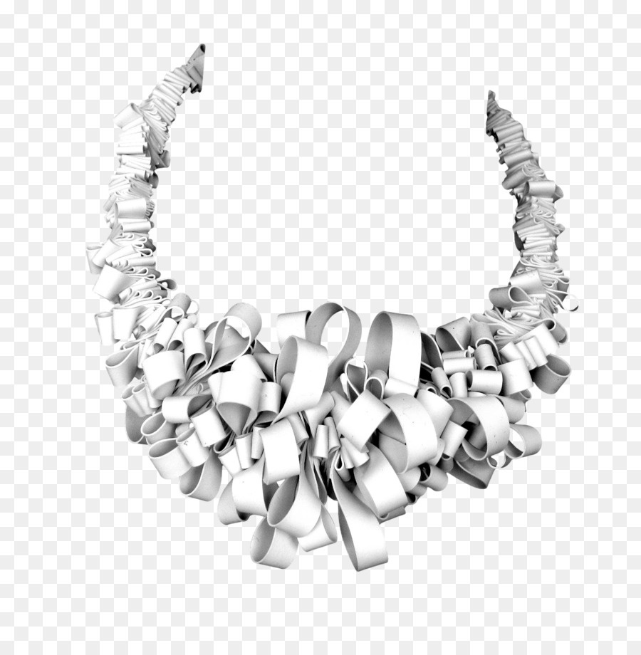 Halskette Körper Schmuck-Länge Rüschen - Halskette