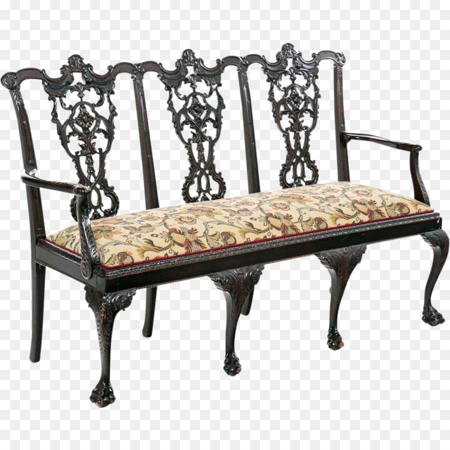Tisch, Couch, Stuhl, Bank, Möbel - Mahagoni Stuhl