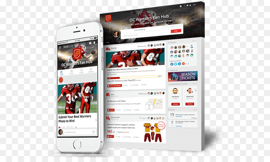Sport-team-Smartphone-Werbung - Sport Uniform Muckup