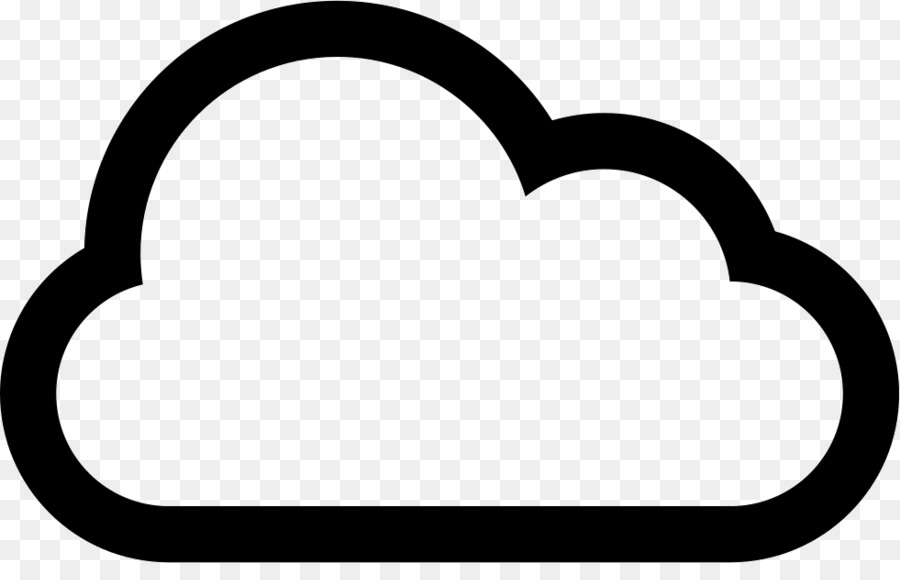 Icone del Computer Cloud computing Pioggia - il cloud computing