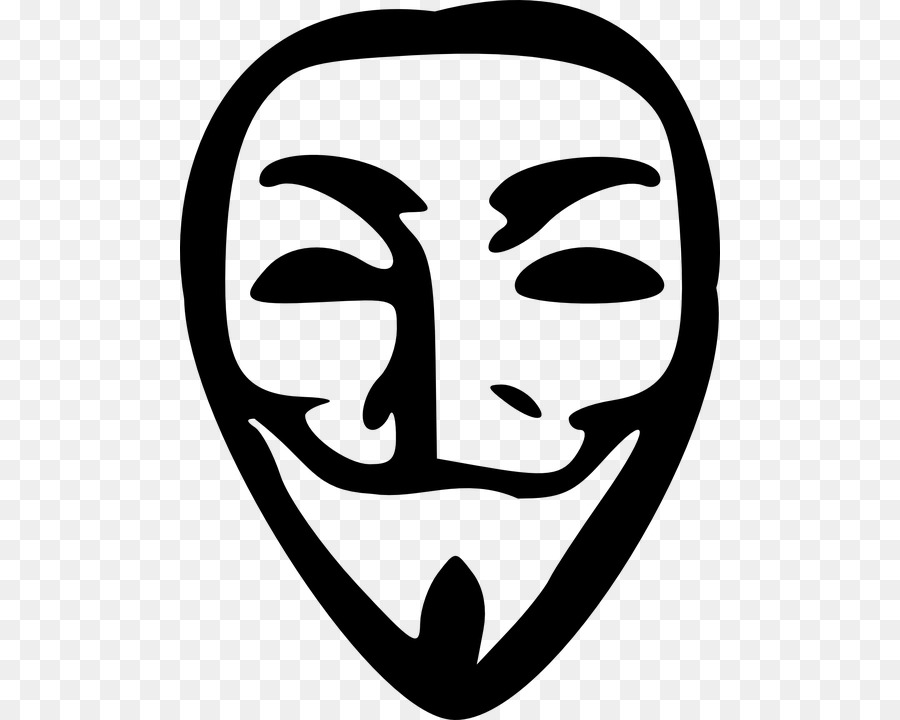 Anonimo maschera di Guy Fawkes Clip art - Anonimo