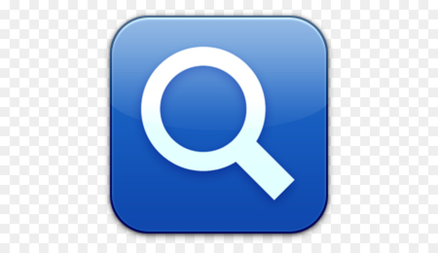 blue search icon transparent background