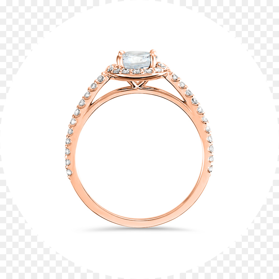 Anello di fidanzamento Moissanite anello nuziale in Oro - anello
