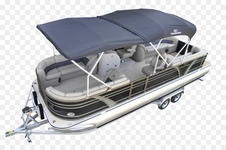 Barca Pontone Bimini top Trolling motor Veranda - barca