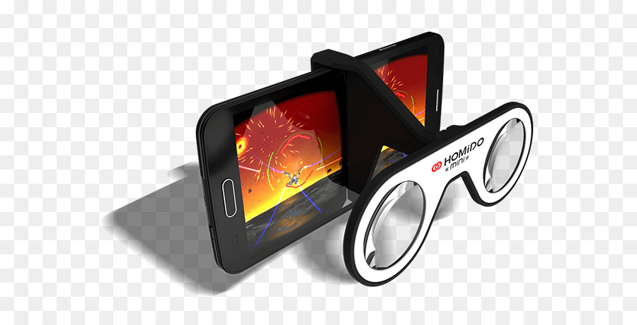 Virtual-reality-headset VR VR-Spiele-Center von Homido - Karton-app Google Cardboard - Android