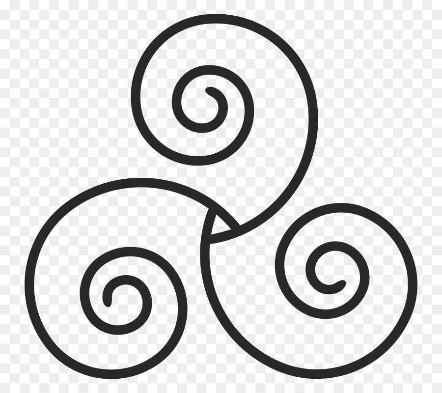 Triskelion Celtic Biểu tượng hiện thông qua - Biểu tượng