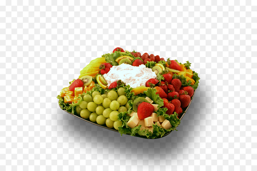 Feinkost-Obst-Salat Blatt-Gemüse-Teller Essen - frische und modische fruit Karte