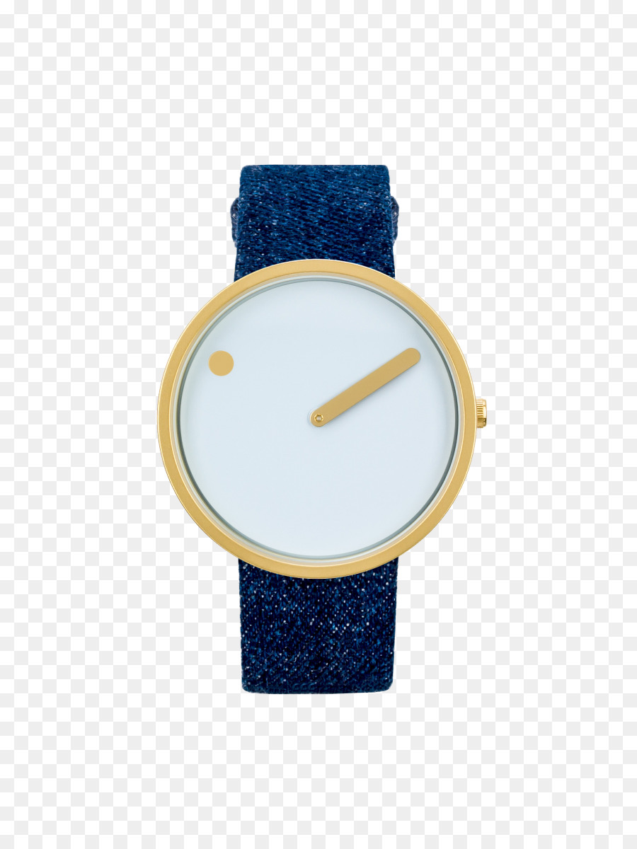 Uhr Armband-Leder-Armband - goldene rotierende Licht Effekt