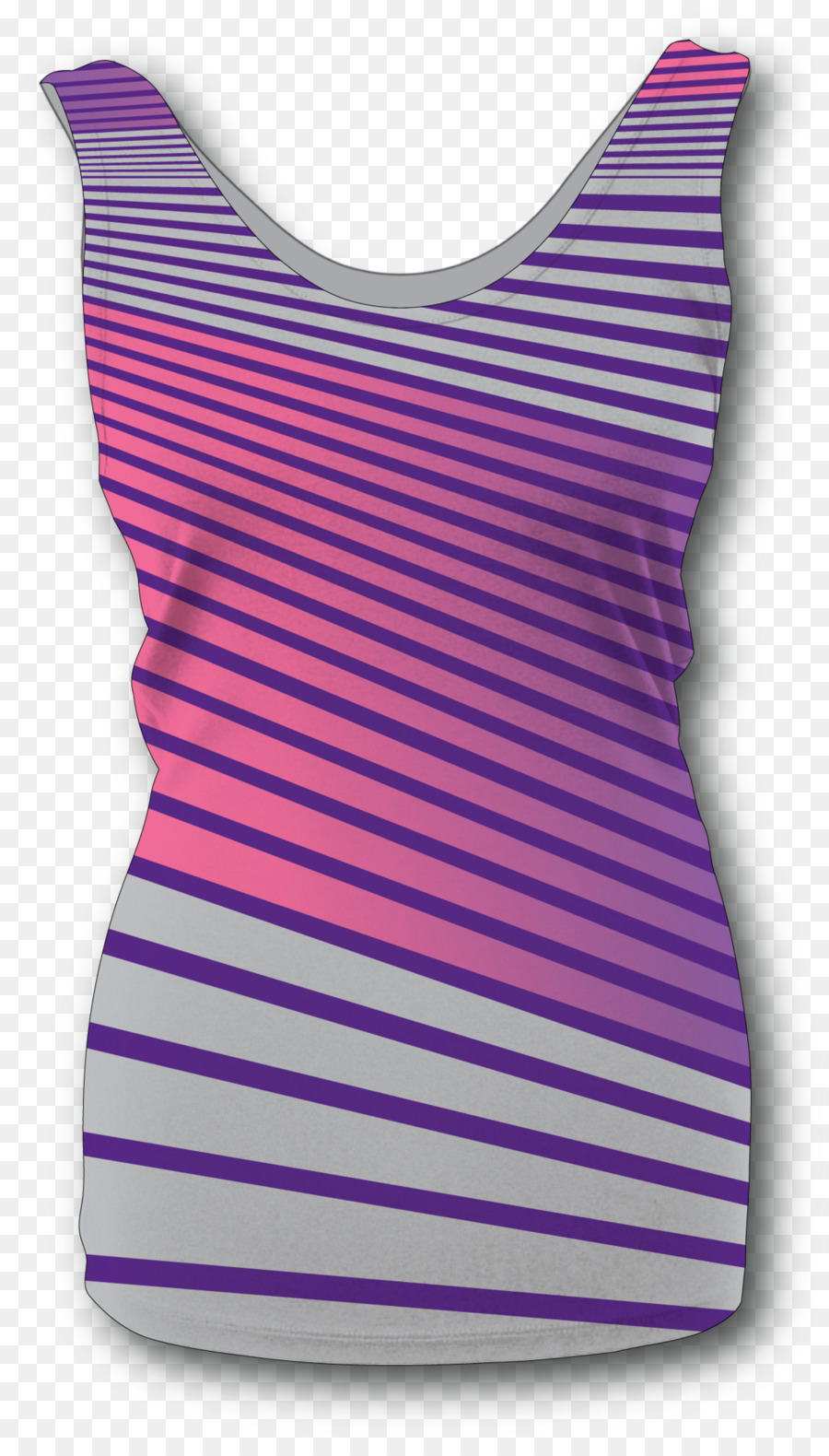 Ärmelloses shirt RAZA Design, LLC Top - women ' s european border stripe