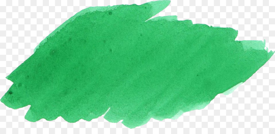 Grüne Aquarell Malerei - andere