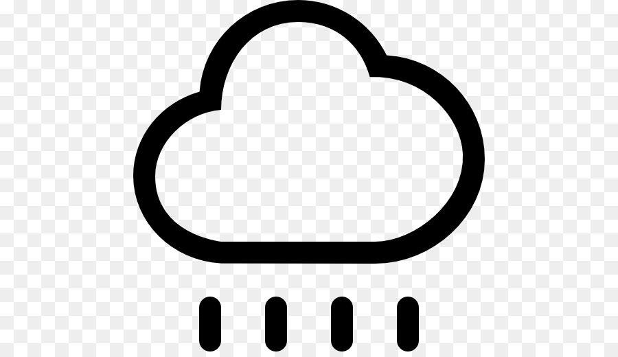 Icone Del Computer Pioggia Simbolo Cloud Goccia - Pioggia