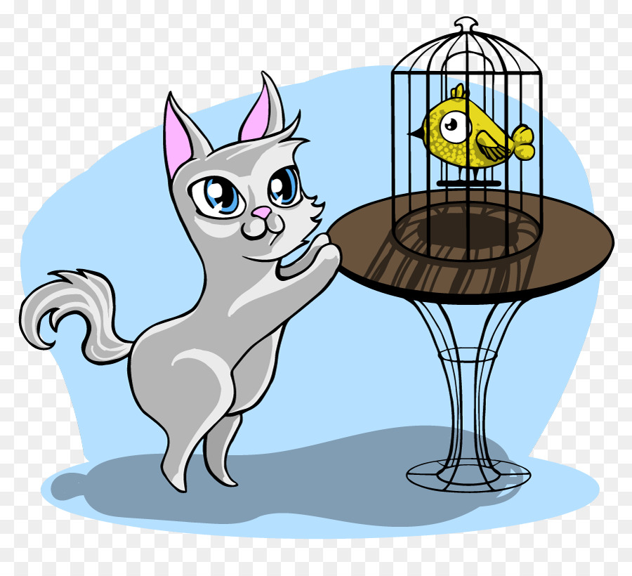 Mèo Lồng chim Clip nghệ thuật - con mèo