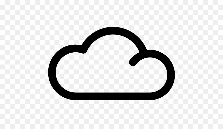 Icone del Computer Cloud computing di Icona Simbolo - il cloud computing