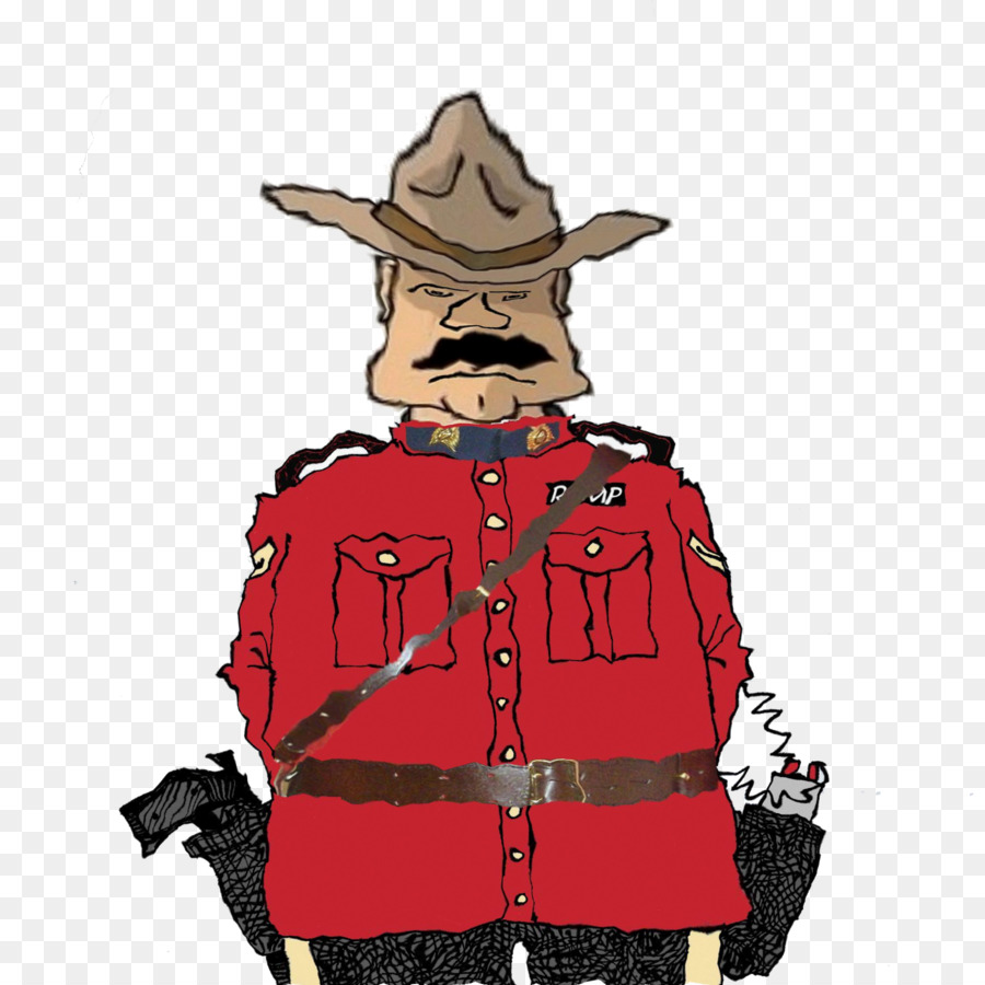Royal Canadian Mounted Police in Kanada Cartoon Polizei Offizier - Kanada