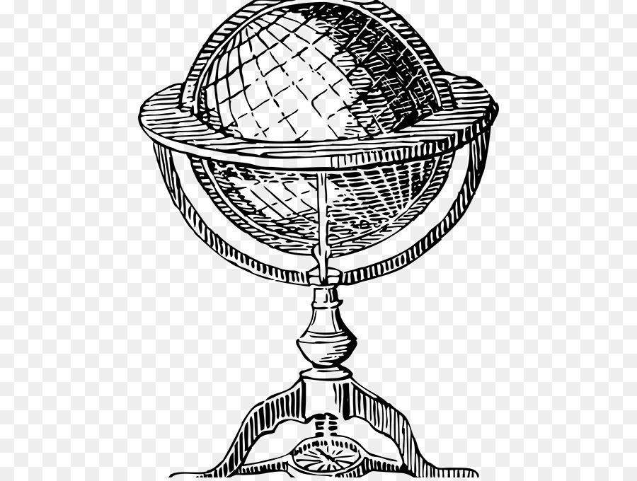 Globus Erde Der Alten Welt Zeichnen - Globus