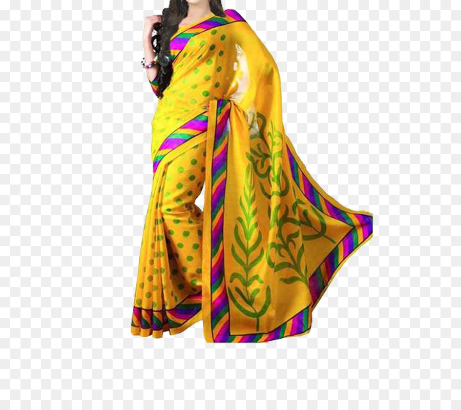 Bhagalpuri Sari di Seta Tussar Arte della seta di seta di Abbigliamento - altri