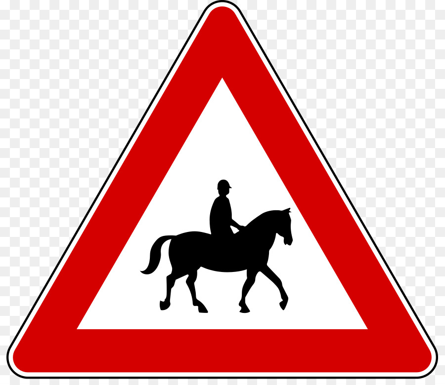 Pferd warnschild straßenschild Der Straßenverkehrsordnung - Pferd