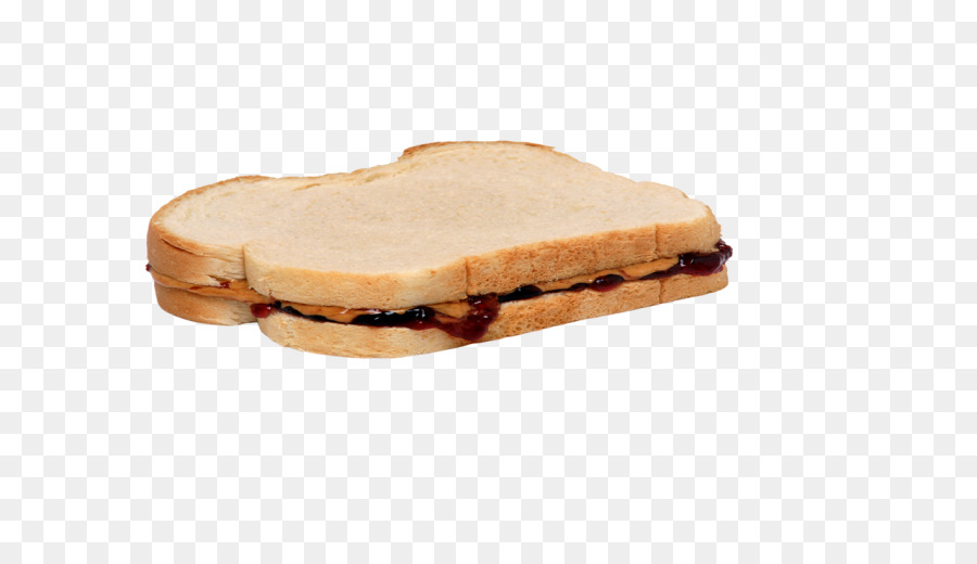 Bơ đậu phộng và bánh mì thịt Nướng Gelatine món tráng miệng - Bánh mì nướng
