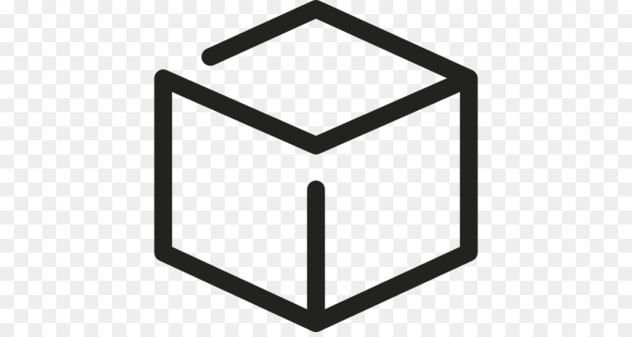Cube Computer-Icons Drei-dimensionalen Raum, Geometrie Form - Cube