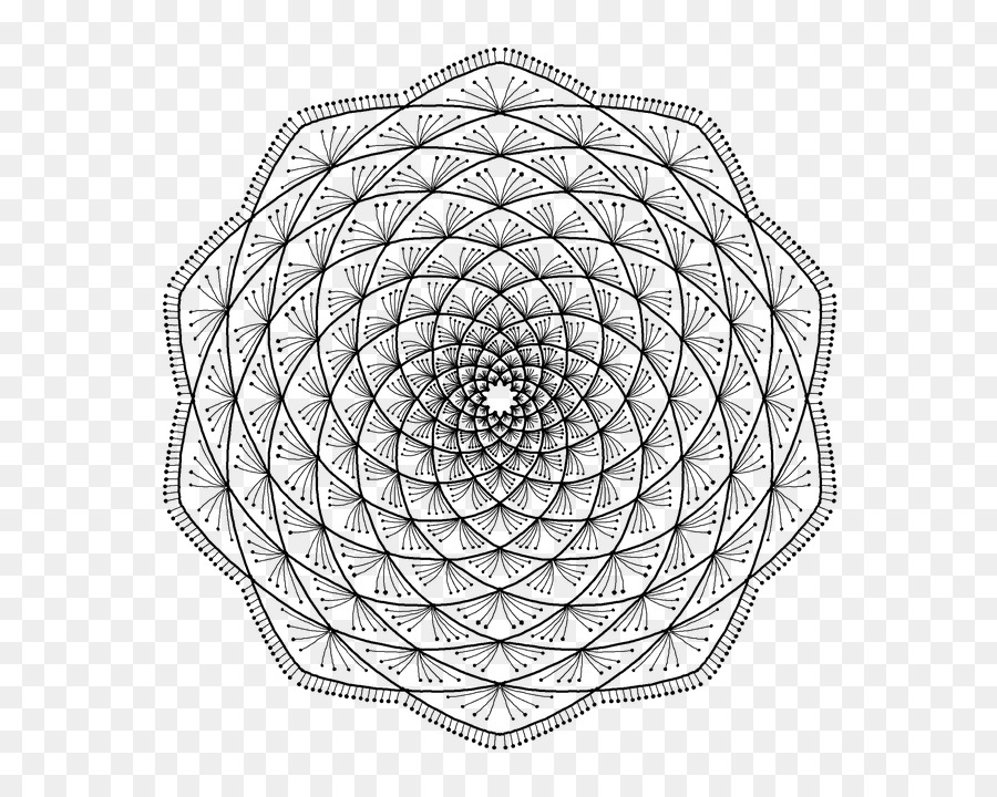 Mandala-Geometrie - Linie