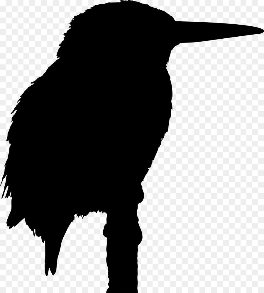 Belted kingfisher Silhouette Azure kingfisher Clip-art - Silhouette