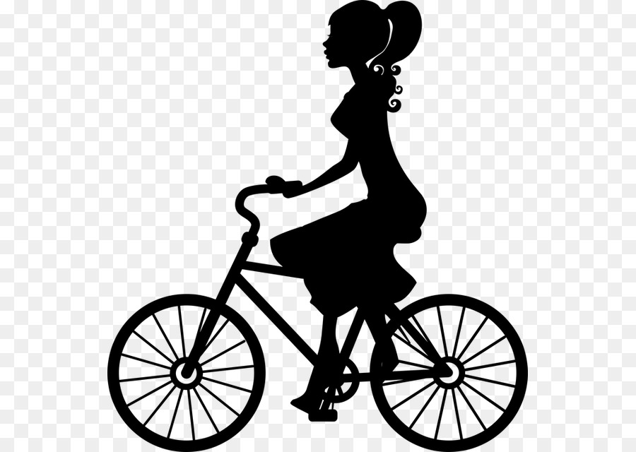 Fahrrad Radfahren Silhouette Clip art - Fahrrad