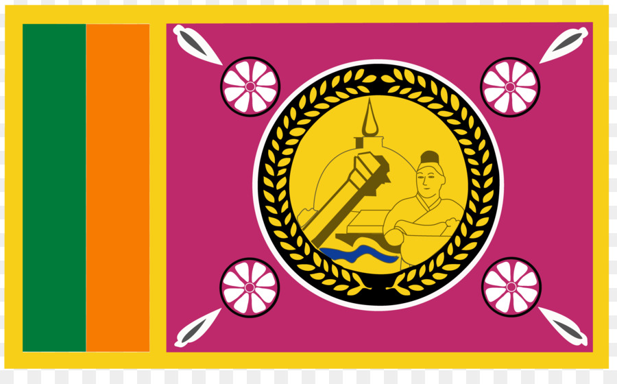 Nord-zentral-Provinz, Northern Province, Eastern Province Provinzen von Sri Lanka - Flagge