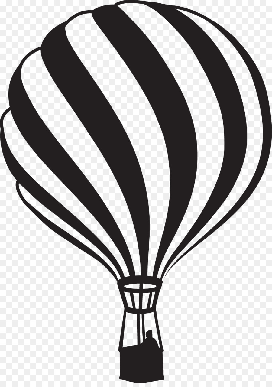 Balloon Black And White png is about is about Hot Air Balloon, Leaf, ...
