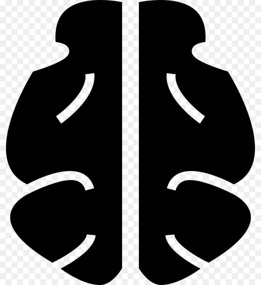 Das menschliche Gehirn-Computer-Icons, Menschlicher Kopf, Menschlicher Körper, - Gehirn
