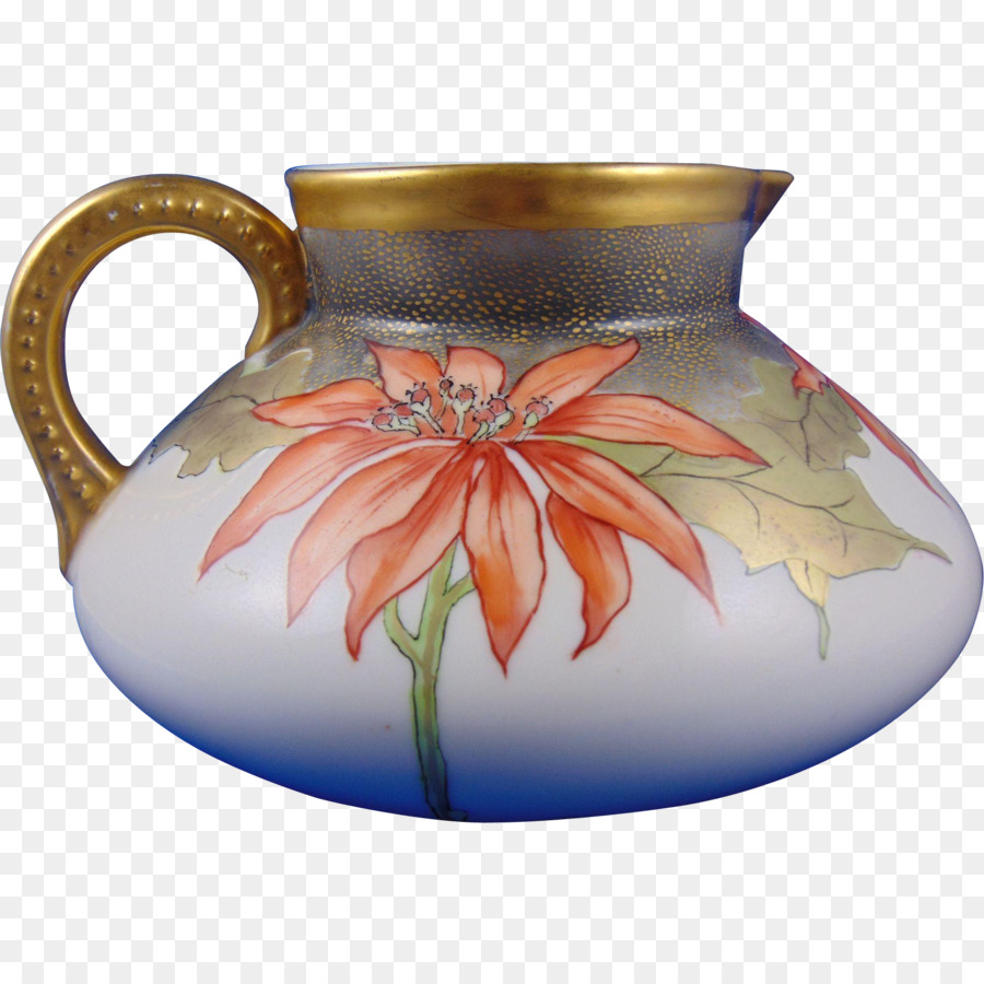 Weihnachtsstern-Kanne Krug Vase-Keramik - Vase
