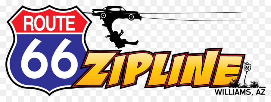 Route 66 Zipline US Route 66 North Grand Canyon Boulevard Zip line Logo - andere