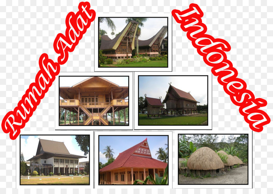 Provinzen von Indonesien Rumah adat-Kultur von Indonesien - Haus