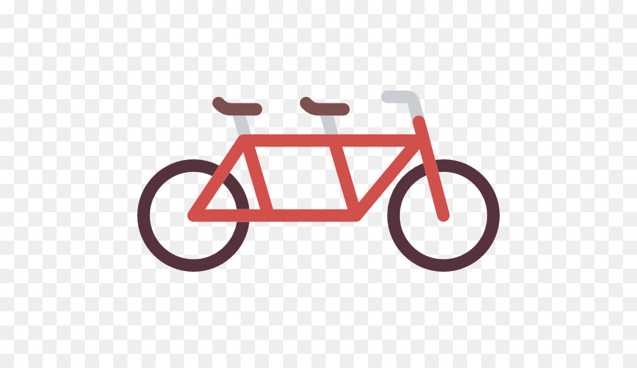 Tandem-Fahrrad-Computer-Icons Radfahren - Radfahren