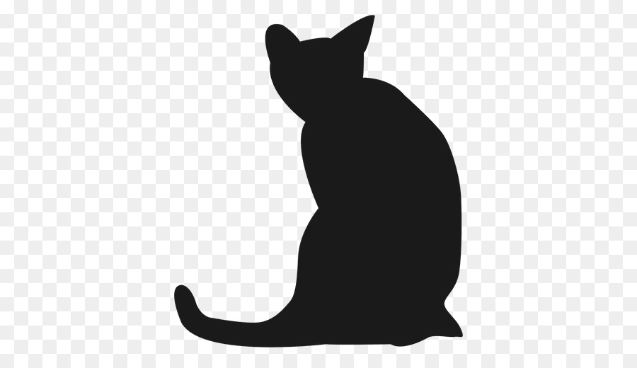 Katze Kätzchen Silhouette Clip art - Katze